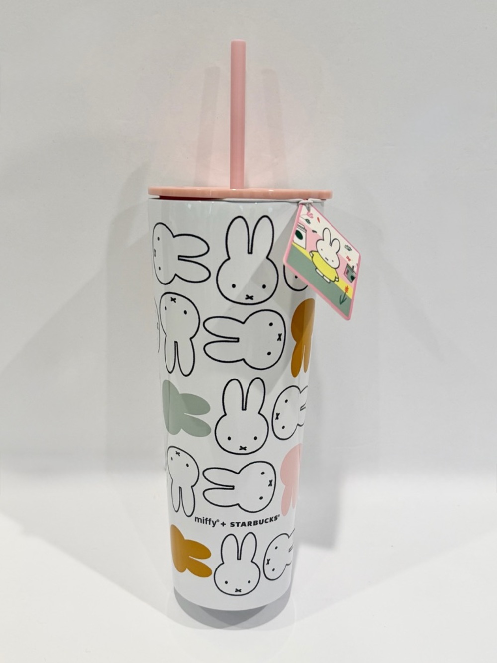 Starbucks x Miffy Exclusive Stainless Steel Tumbler with Pink Lid